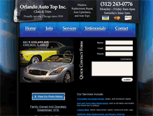 Tablet Screenshot of chicagoautoglassandupholstery.com